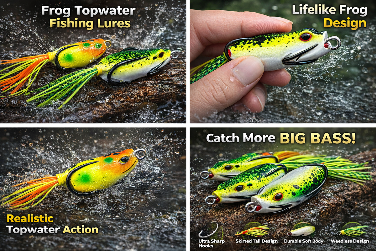Béka műcsali 3pcs – Bull Fishing Store