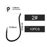 Bull Tackle-Wide Gape Chod horog-CK9003