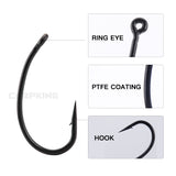Carp King-Curved Shank horog-CK9001