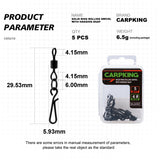 Carp King- Flexi Speed Swivel gyorskapocs-CK9210