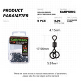 Carp King-Swivel With Two Ring forgó két gyűrűvel-CK9211