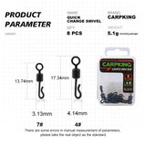 Carp King-Speed Swivel gyorskapocs-CK9207