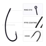 Bull Tackle-Turndown hosszúszárú horog-bt9004