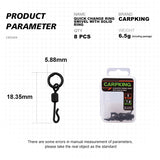 Carp King-Quick Change gyorskapocs karikával-BT9209-07