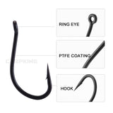 Carp King-Edyes Stiff Rig horog-CK9005